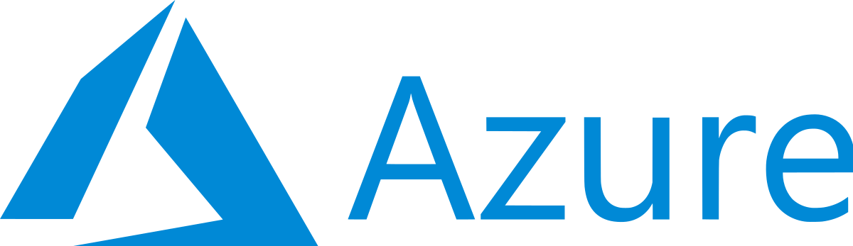 Microsoft Azure logo indicating cloud computing services