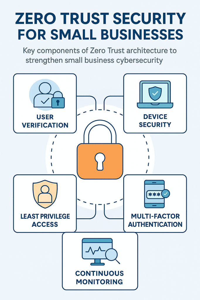 zero trust security network access diagram for SMBs